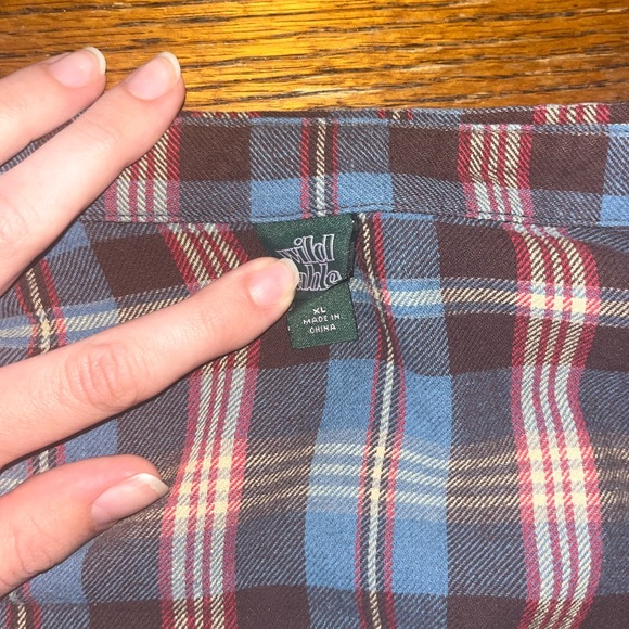 Wild Fable blue flannel - Picture 2 of 3